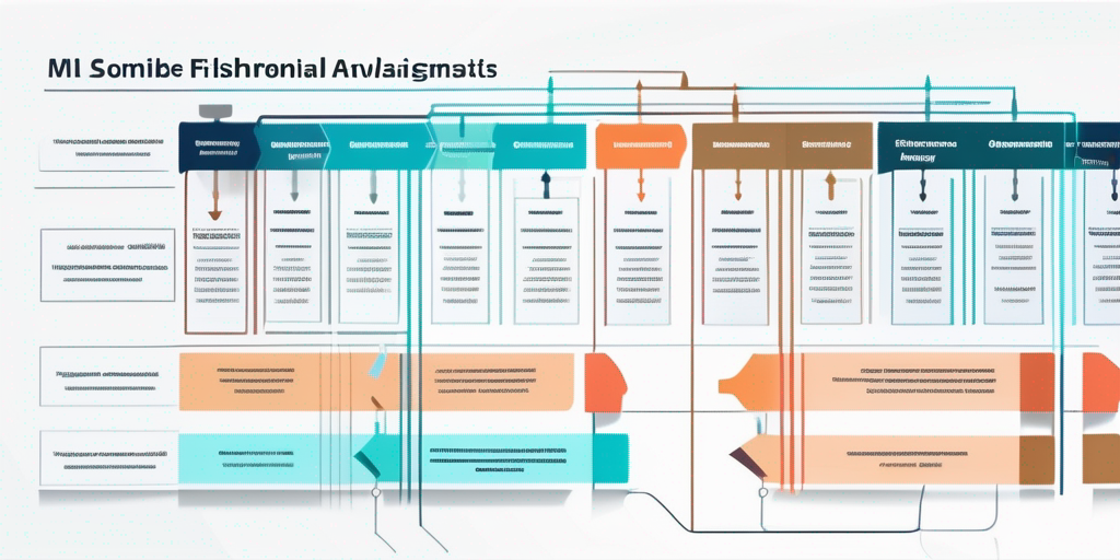 Fischgraten-Diagramm professionelle Gestaltung, vereinfacht strukturiert zur Fehleranalyse, auffaellig farbige Kategorien.